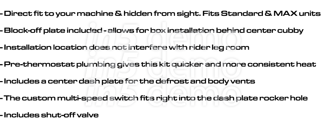 - Direct fit to your machine & hidden from sight. Fits Standard & MAX units - Block-off plate included - allows for b...
